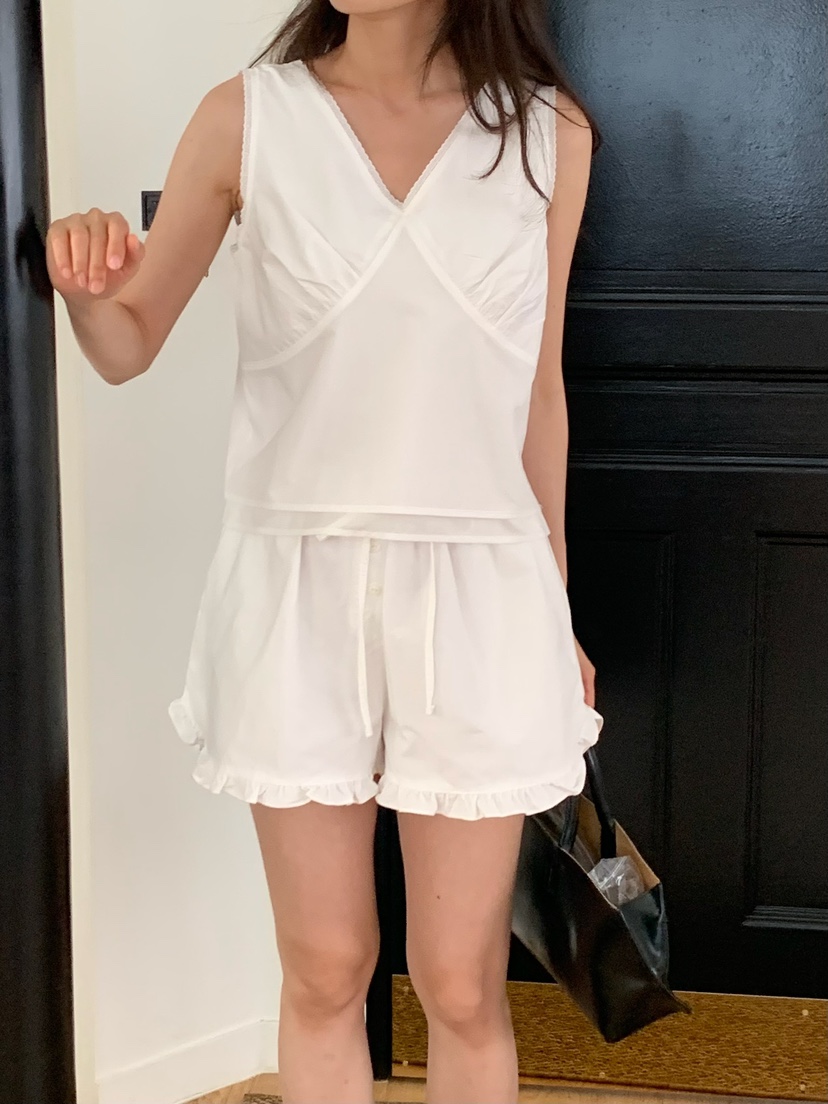 BLEECKER東大門㊣實拍女裝新款25春夏推薦休閑吊帶背心蕾絲BLEECKER吊帶/背心