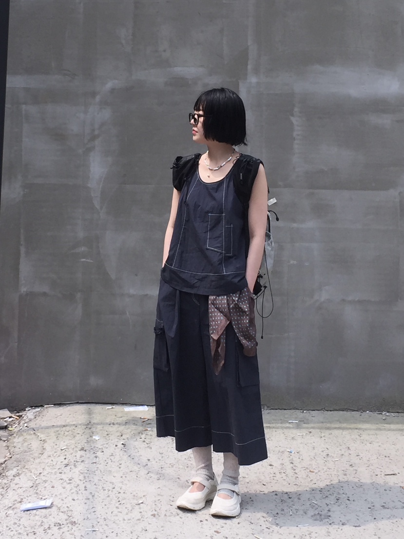 ARCHIVE-P韓國直郵㊣女裝新款真品時尚熱賣休閑吊帶背心口袋ARCHIVE-P吊帶/背心