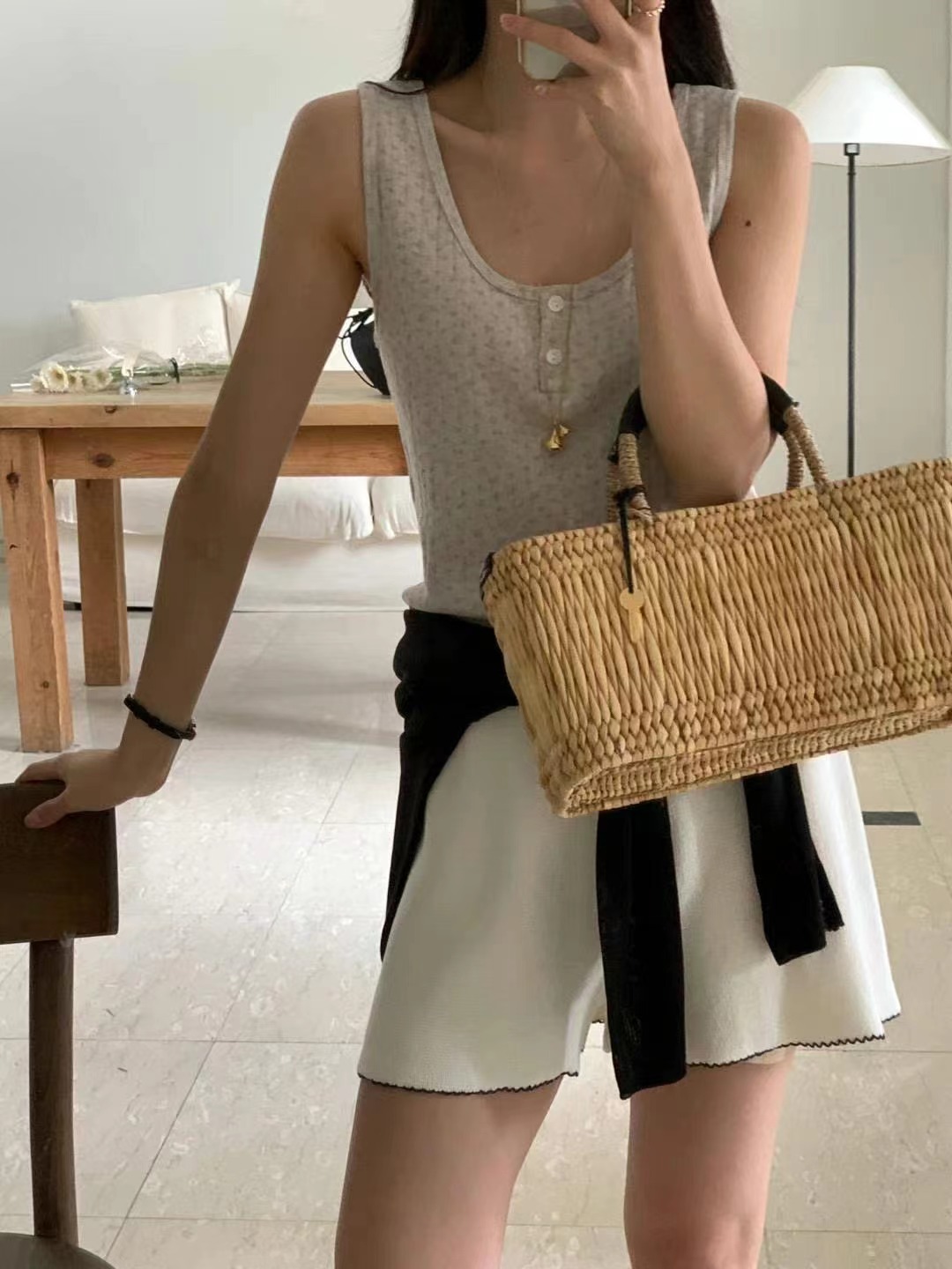 SALT.B東大門㊣直郵女士新款推薦休閑職業人氣熱賣吊帶背心SALT.B吊帶/背心