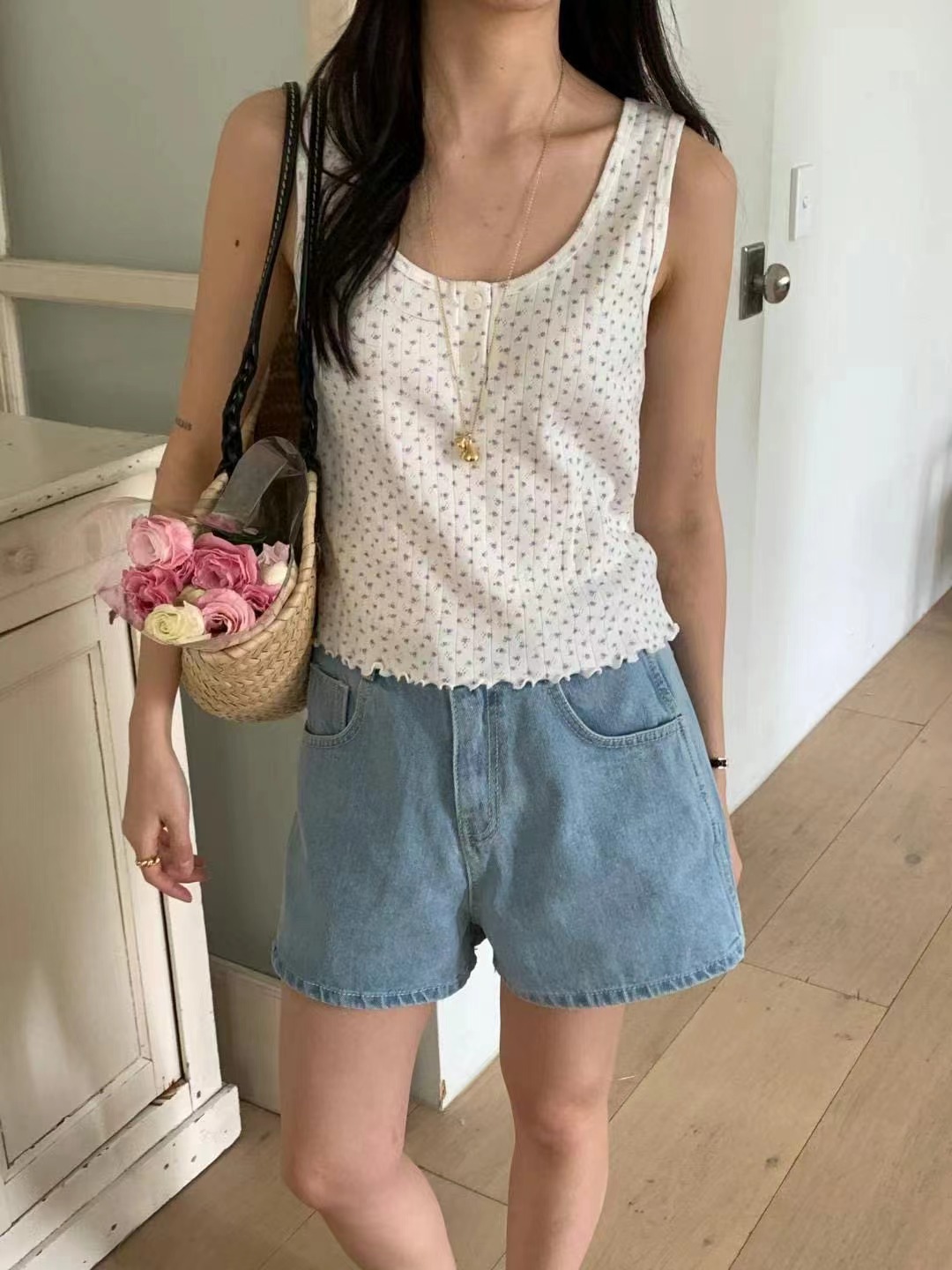 SALT.B東大門㊣直郵女士新款推薦休閑職業人氣熱賣吊帶背心SALT.B吊帶/背心