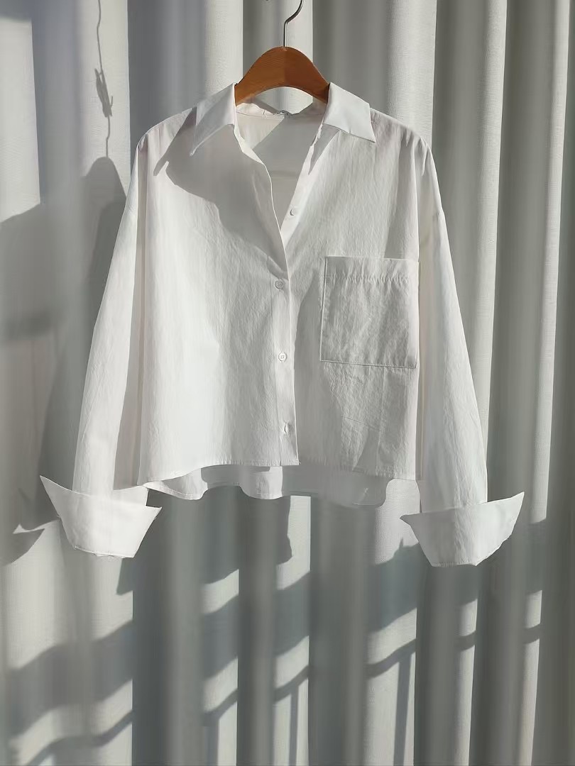 LUVLUV-럽럽-OT東大門㊣實拍女裝新品真品襯衫蕾絲衫口袋LUVLUV-럽럽-OT襯衫/蕾絲衫圖色4