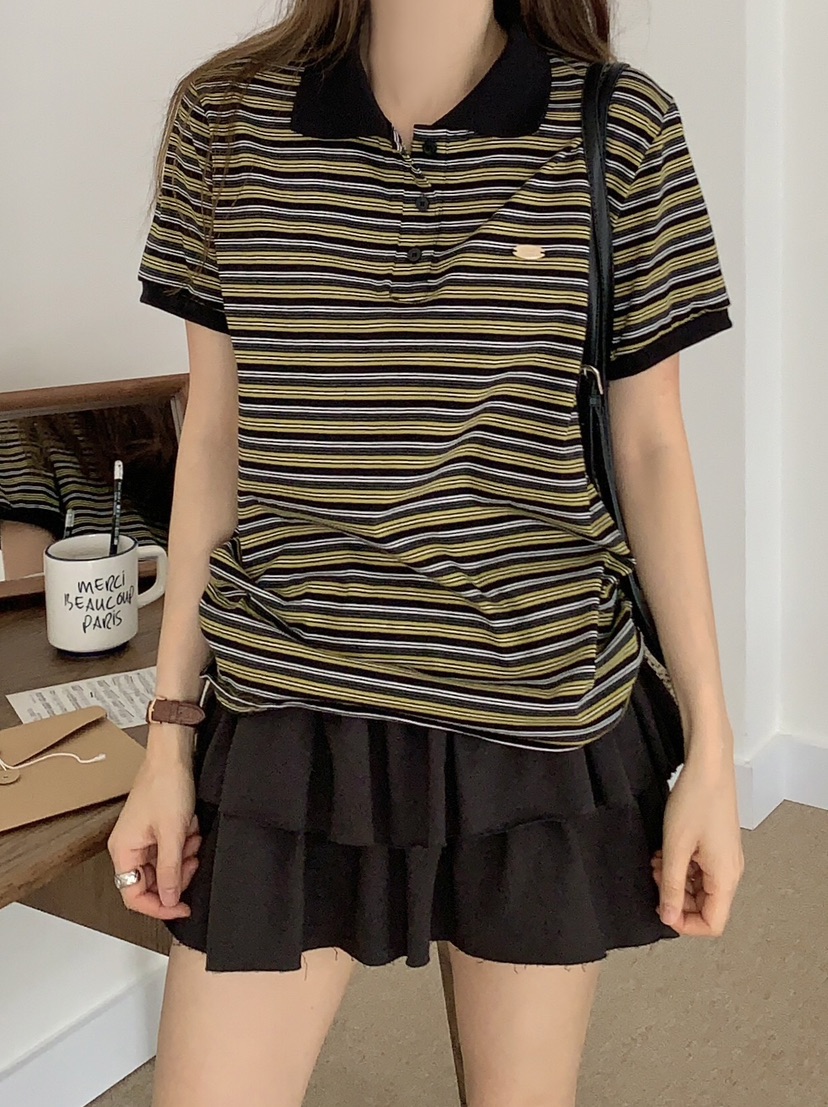 FORMSTUDIO東大門㊣代購女士新品熱賣職業推薦真品25春夏T恤FORMSTUDIOT恤圖色4