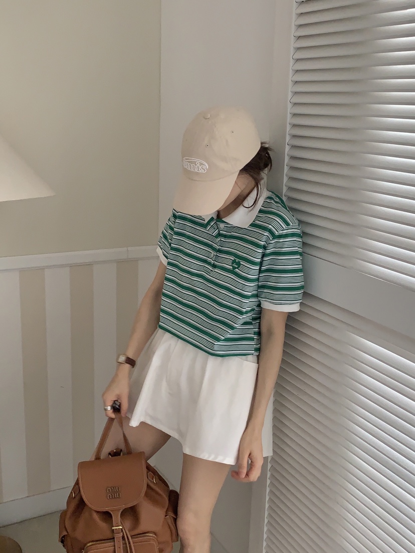 FORMSTUDIO韓國代購㊣女裝新款25春夏休閑人氣推薦熱賣職業T恤FORMSTUDIOT恤