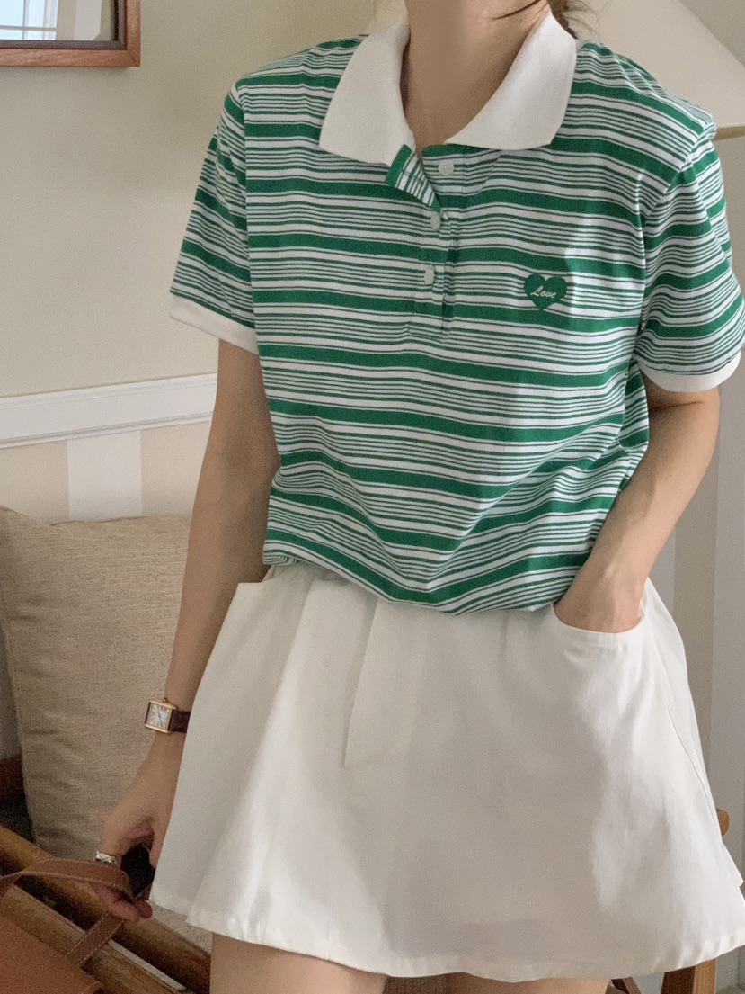 FORMSTUDIO韓國代購㊣女裝新款25春夏休閑人氣推薦熱賣職業T恤FORMSTUDIOT恤圖色2