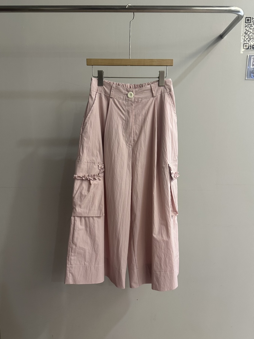 ARCHIVE-P東大門㊣代購女裝新款真品人氣休閑裙褲荷葉邊口袋ARCHIVE-P裙褲圖色2