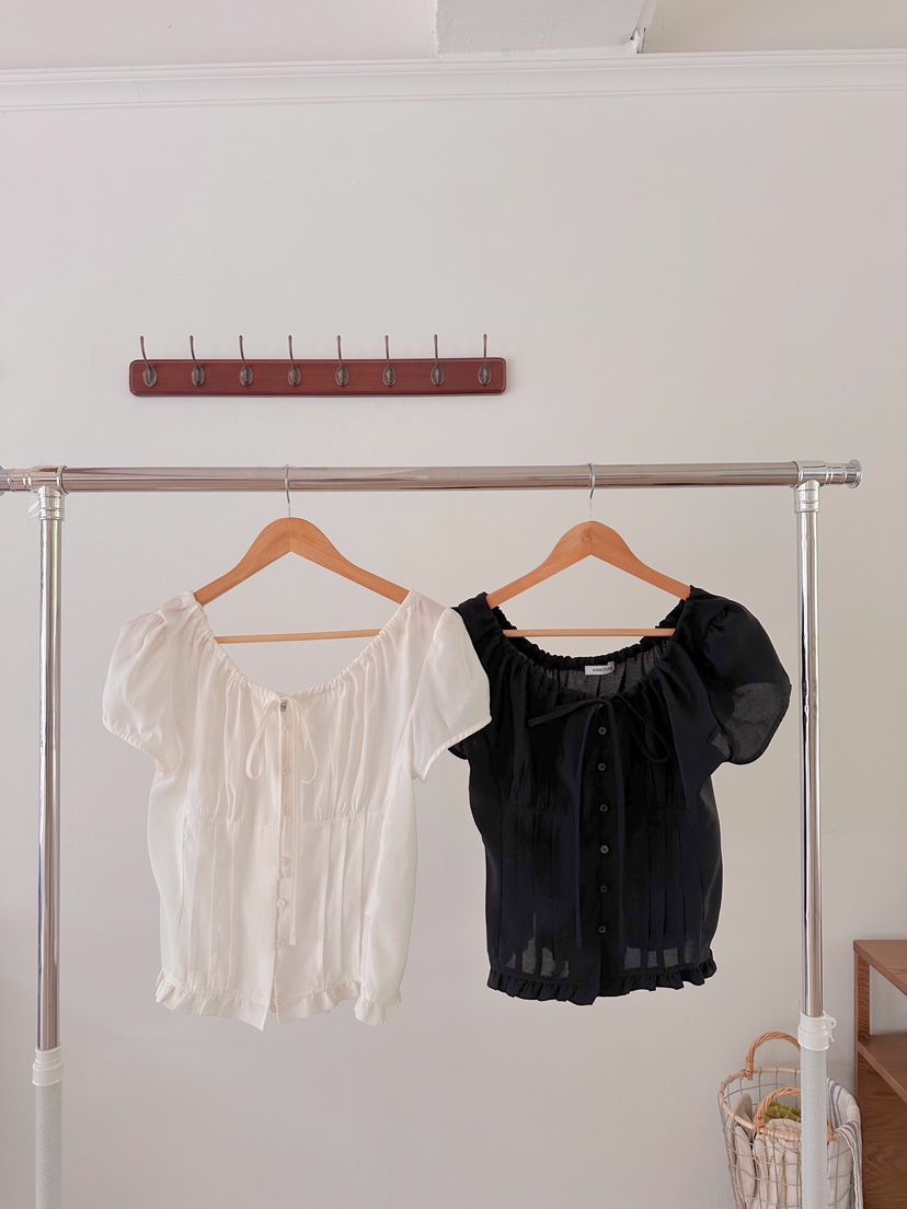 FORMSTUDIO韓國代購㊣女士新品人氣熱賣推薦襯衫蕾絲衫荷葉邊FORMSTUDIO襯衫/蕾絲衫