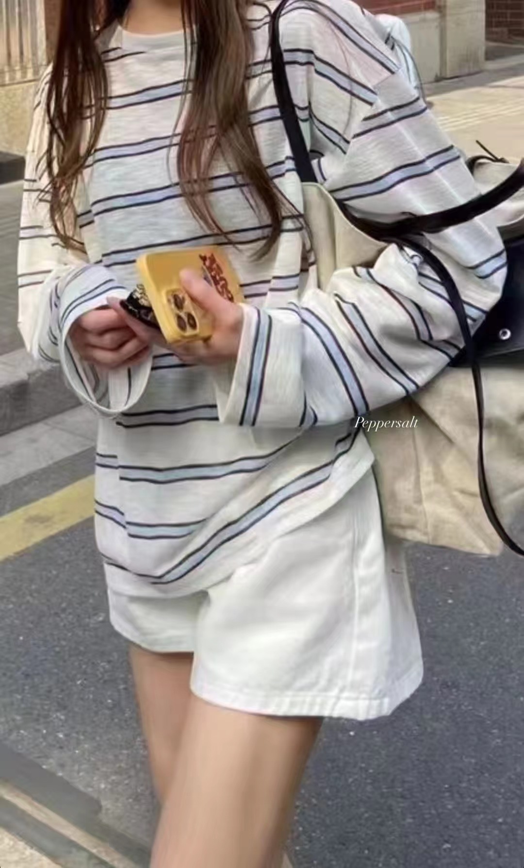 PEPPER 페페韓國直郵㊣女裝新款休閑職業推薦人氣熱賣長袖T恤PEPPER-OT長袖T恤