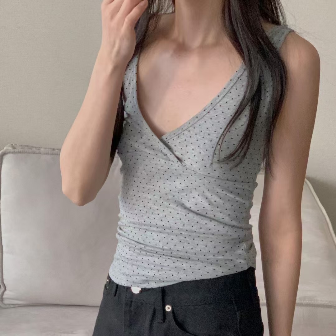 BREEZE-OT東大門㊣直郵女士新品時尚休閑職業真品吊帶背心BREEZE-OT吊帶/背心圖色2