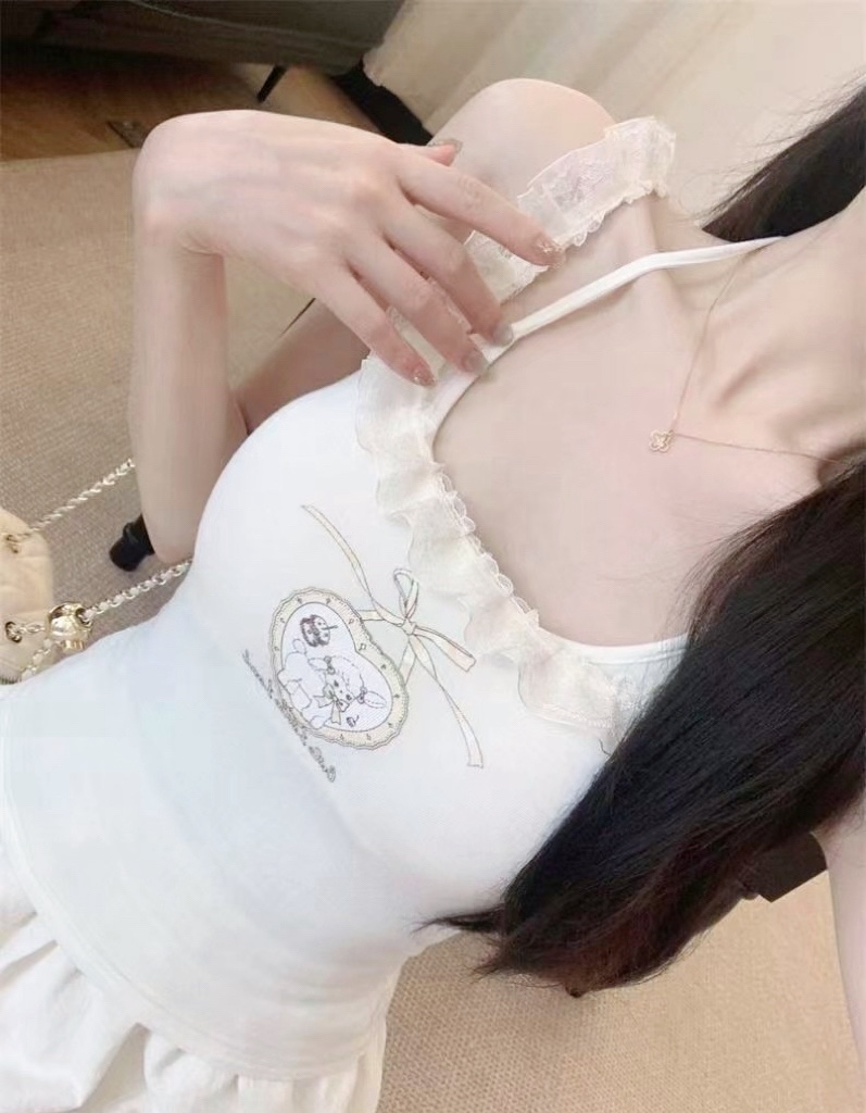 SYMBOL韓國直郵㊣女士新品時尚真品職業熱賣25春夏吊帶背心SYMBOL吊帶/背心圖色2