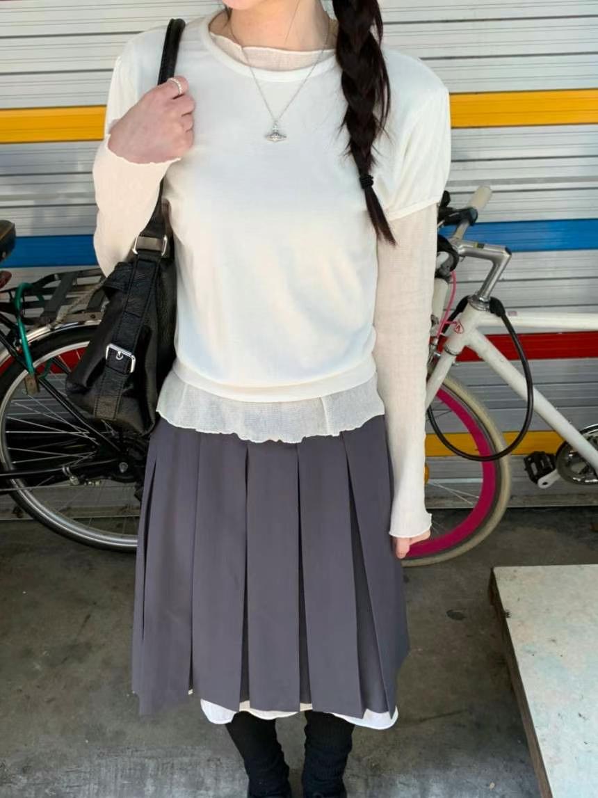 FOLDER韓國代購㊣女士新款推薦時尚25春夏休閑職業人氣熱賣T恤FOLDERT恤