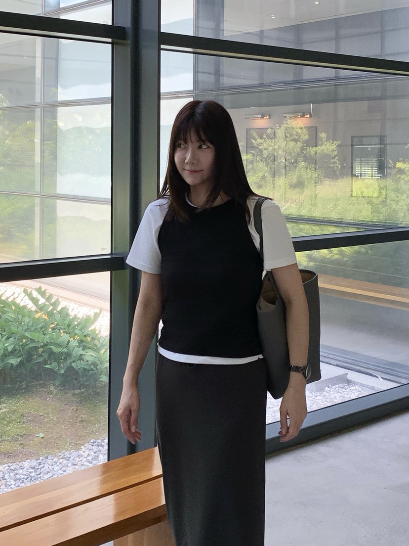 COURGETTE韓國直郵㊣女裝新款職業25春夏推薦人氣休閑吊帶背心COURGETTE吊帶/背心