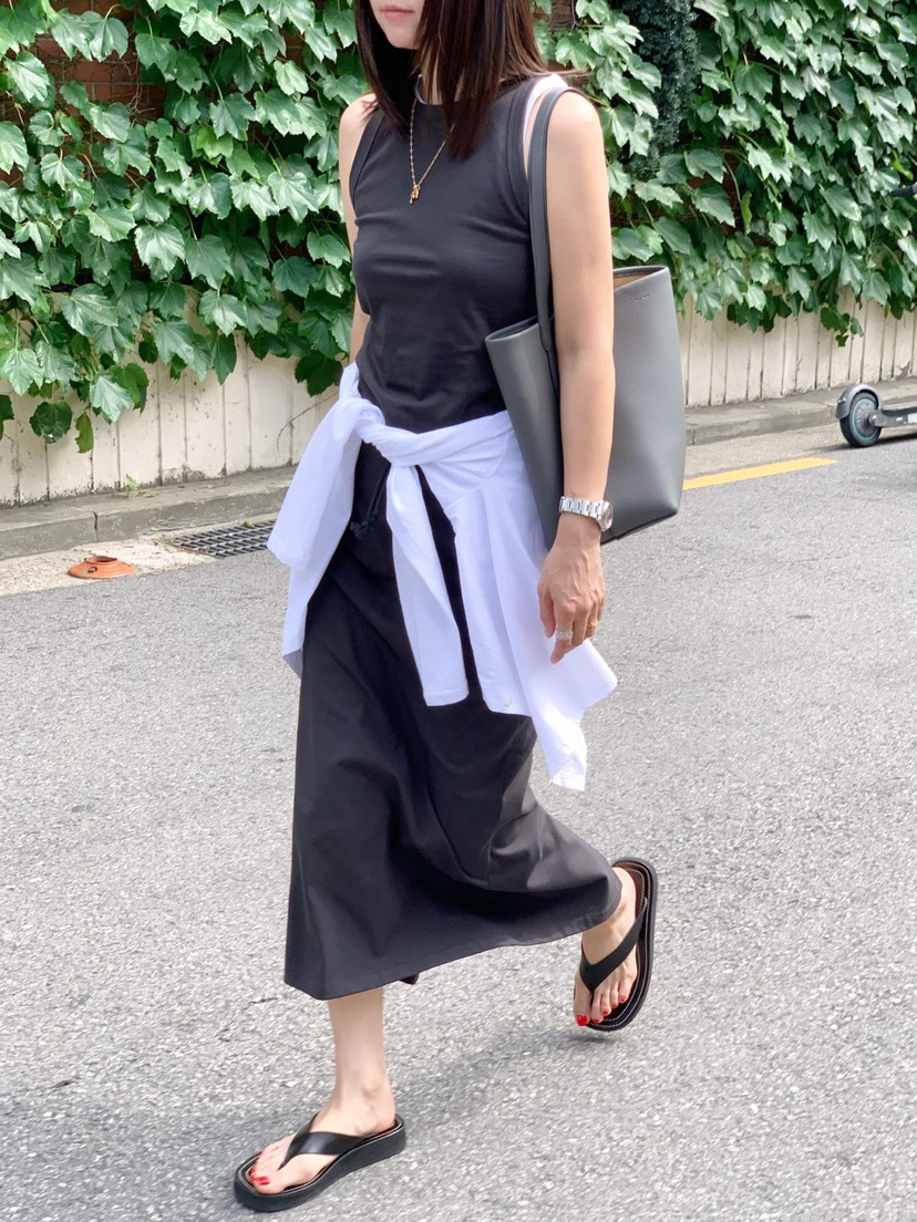 COURGETTE韓國直郵㊣女裝新款熱賣25春夏休閑真品職業推薦長裙COURGETTE長裙