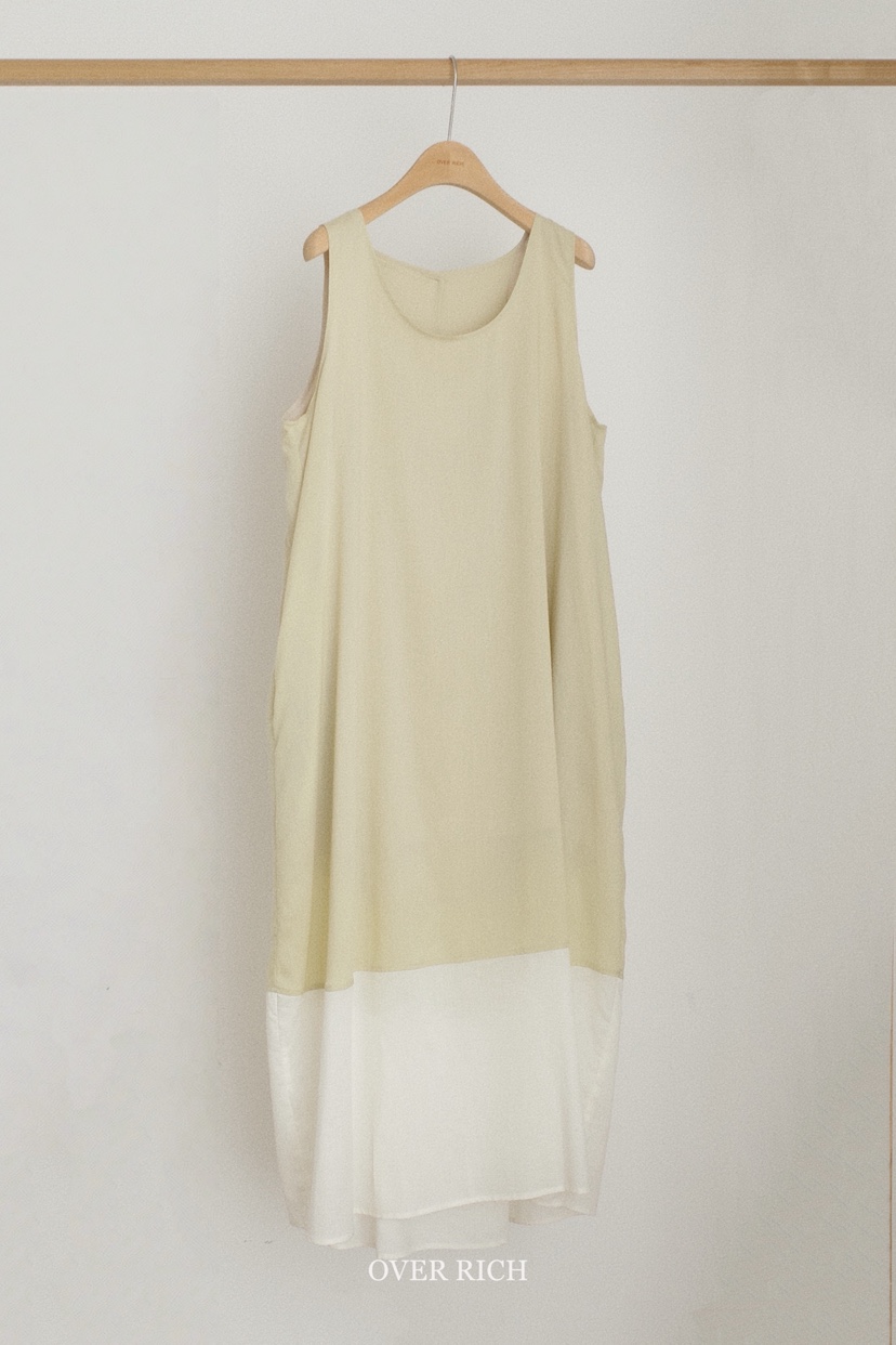 OVER RICH韓國直郵㊣女裝新品25春夏推薦休閑職業真品連衣裙OVER RICH連衣裙