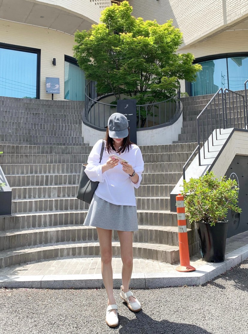 COURGETTE韓國代購㊣女裝新品時尚休閑25春夏推薦熱賣長袖T恤COURGETTE長袖T恤
