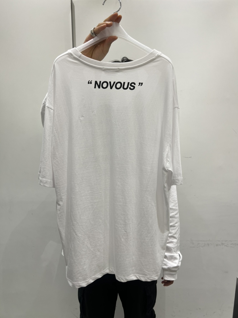 NOVUS韓國直郵㊣女裝新品25春夏推薦人氣真品職業時尚熱賣T恤NOVUST恤