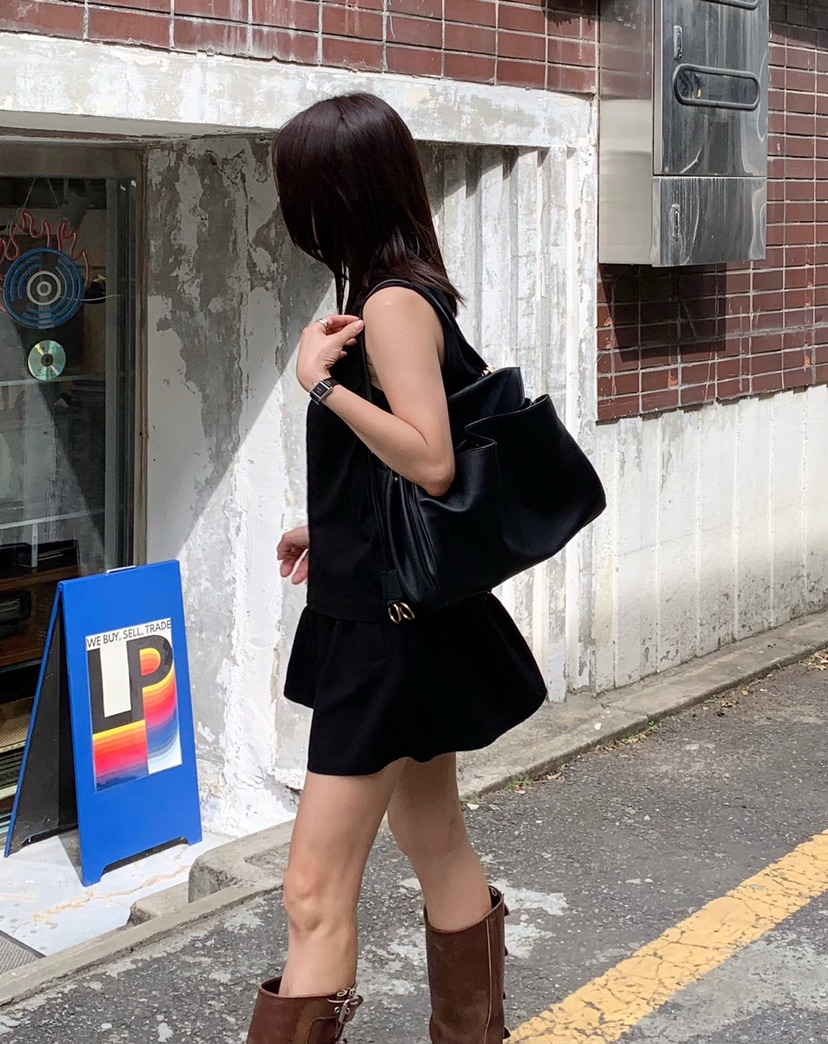 COURGETTE東大門㊣代購女裝新品職業25春夏休閑真品人氣短裙COURGETTE短裙