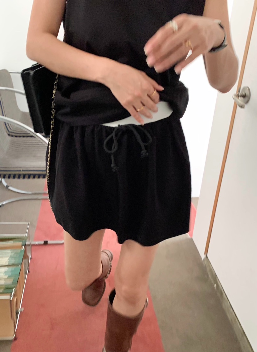 COURGETTE東大門㊣代購女裝新品職業25春夏休閑真品人氣短裙COURGETTE短裙