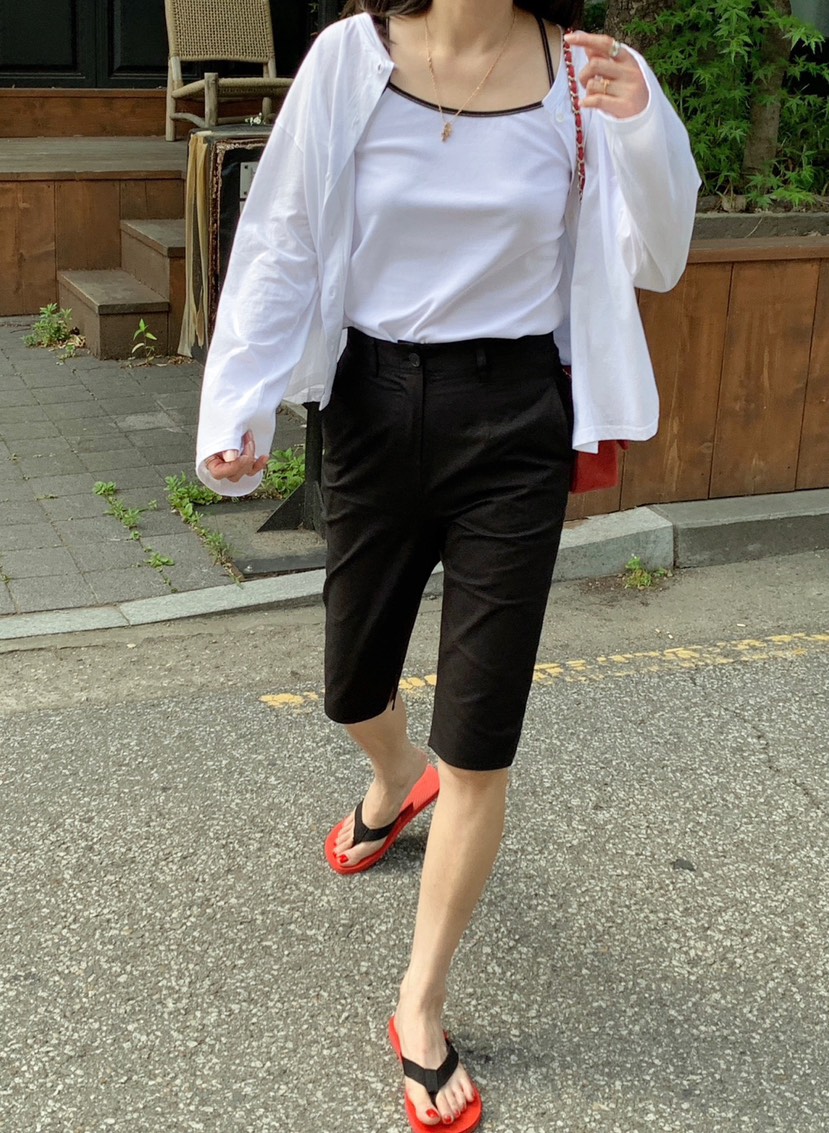 COURGETTE東大門㊣實拍女裝新品時尚人氣25春夏熱賣休閑短褲COURGETTE短褲