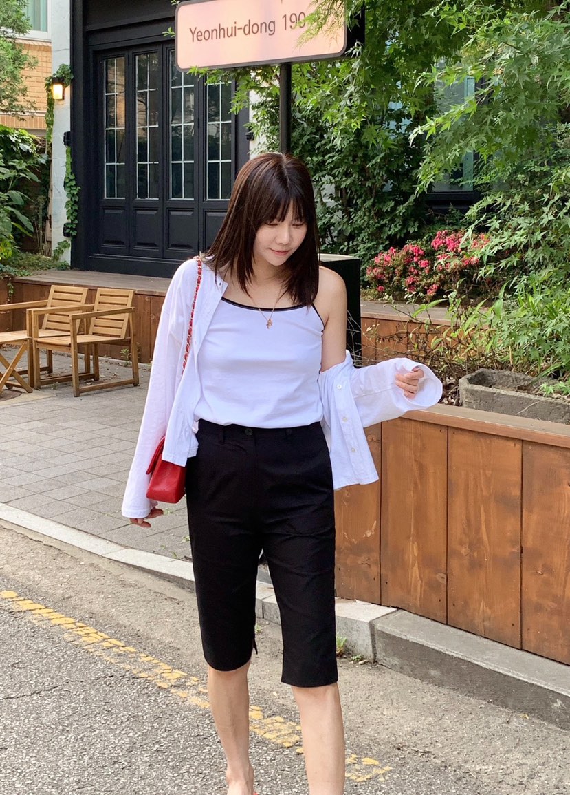 COURGETTE東大門㊣實拍女裝新品時尚人氣25春夏熱賣休閑短褲COURGETTE短褲