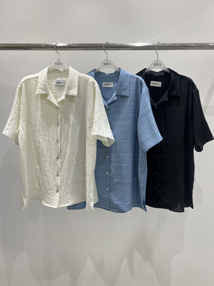 NOVUS東大門㊣實拍女裝新品時尚休閑職業人氣25春夏襯衫蕾絲衫NOVUS襯衫/蕾絲衫