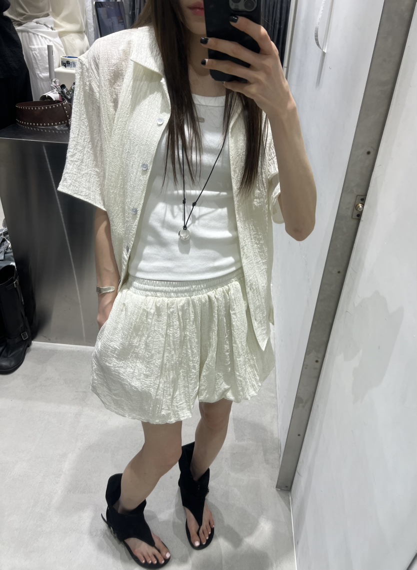 NOVUS東大門㊣實拍女裝新品時尚休閑職業人氣25春夏襯衫蕾絲衫NOVUS襯衫/蕾絲衫