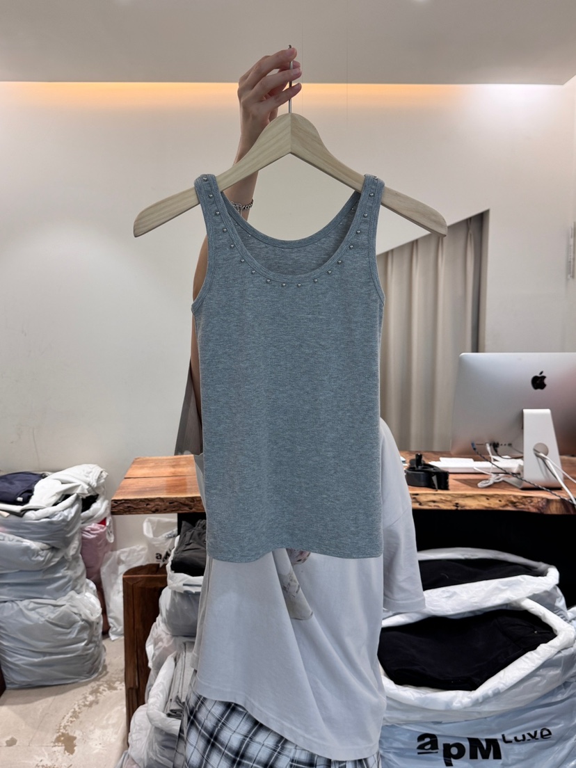 FRIC東大門㊣直郵女裝新品職業25春夏休閑時尚真品吊帶背心FRIC吊帶/背心圖色2