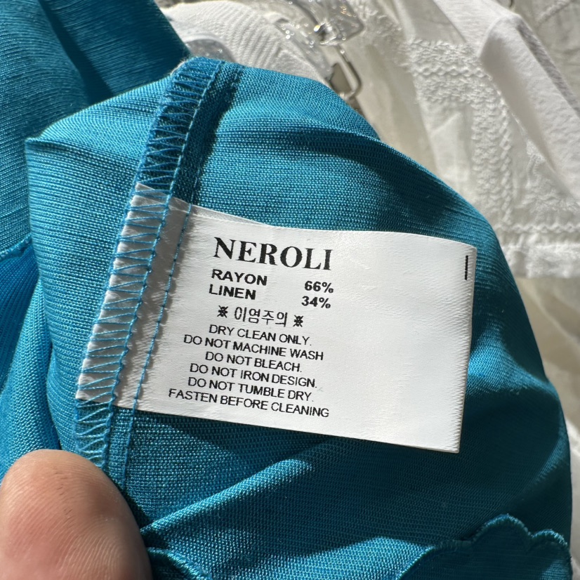 NEROLI 36東大門㊣代購女士新品休閑25春夏襯衫蕾絲衫刺繡亞麻NEROLI 36襯衫/蕾絲衫