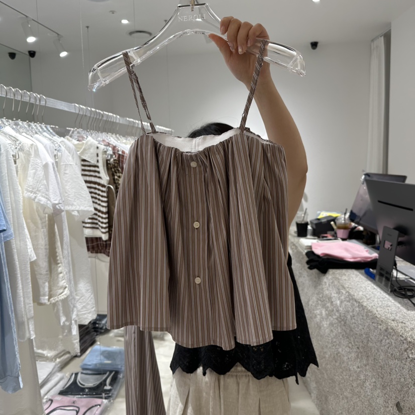 NEROLI 36韓國代購㊣女士新品25春夏職業休閑人氣吊帶背心NEROLI 36吊帶/背心圖色2