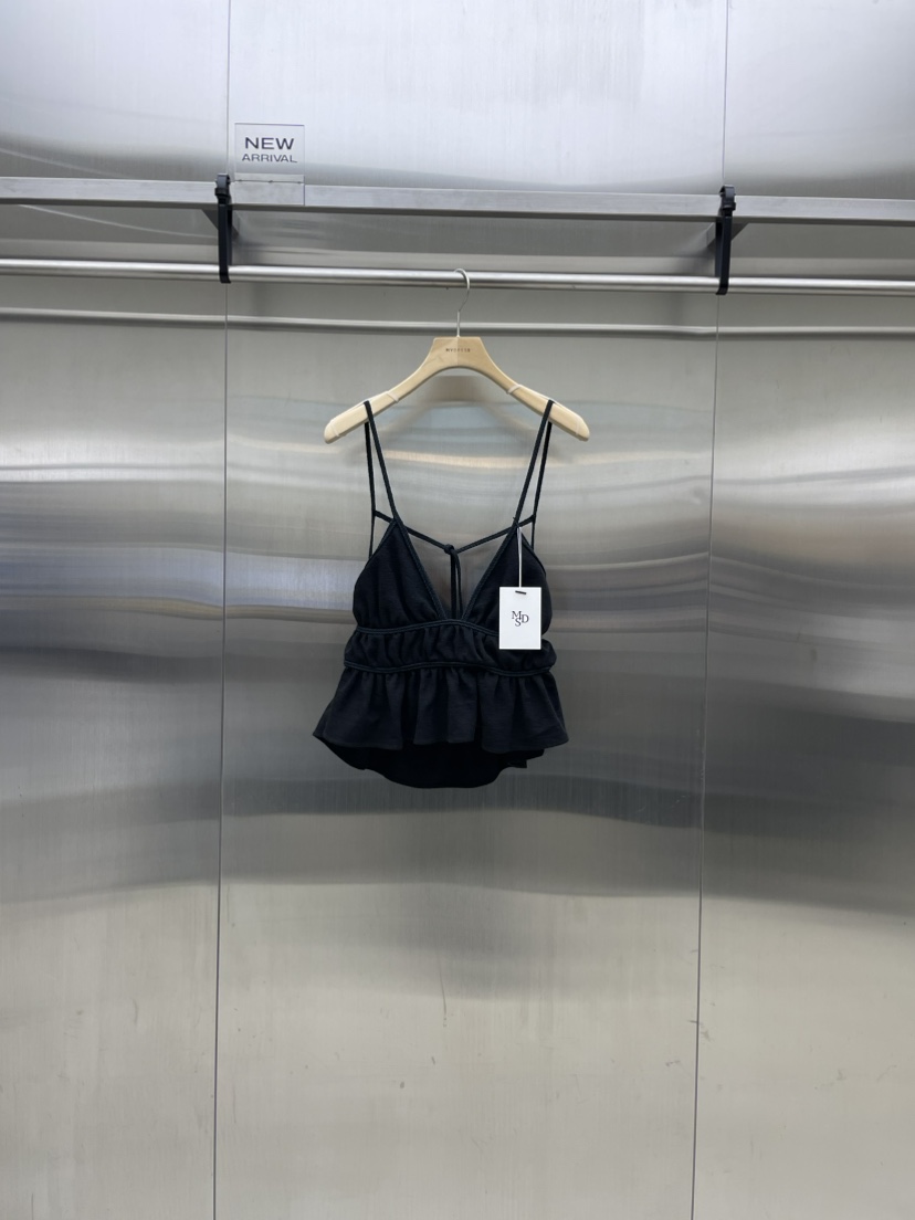 MYDRESS東大門㊣直郵女裝新款真品推薦25春夏職業熱賣吊帶背心MYDRESS吊帶/背心圖色2