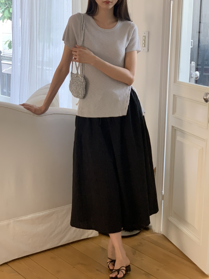 NOTICE韓國代購㊣女士新款人氣熱賣時尚真品25春夏針織衫紐扣NOTICE針織衫