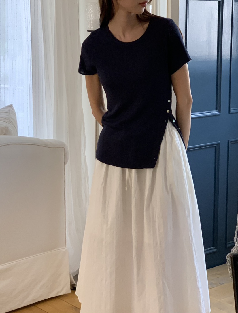 NOTICE韓國代購㊣女士新款人氣熱賣時尚真品25春夏針織衫紐扣NOTICE針織衫