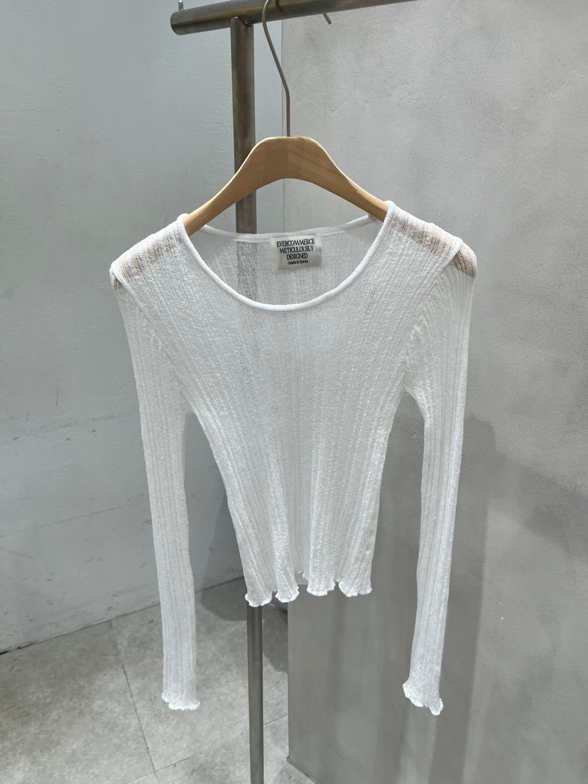 EVERCOMMERCE METICULOUSLY DESIGNED韓國代購㊣女裝新品熱賣針織衫EVERCOMMERCE METICULOUSLY DESIGNED針織衫圖色4