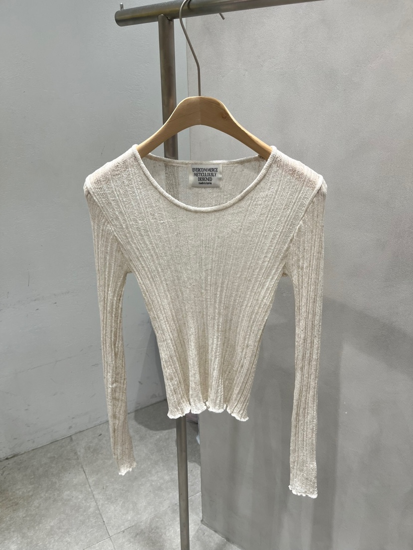 EVERCOMMERCE METICULOUSLY DESIGNED韓國代購㊣女裝新品熱賣針織衫EVERCOMMERCE METICULOUSLY DESIGNED針織衫圖色5