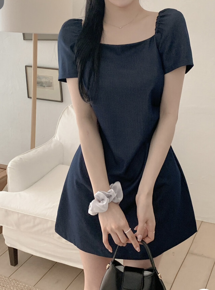 EOMPIT韓國直郵㊣女裝新品25春夏時尚職業真品休閑熱賣連衣裙EOMPIT連衣裙