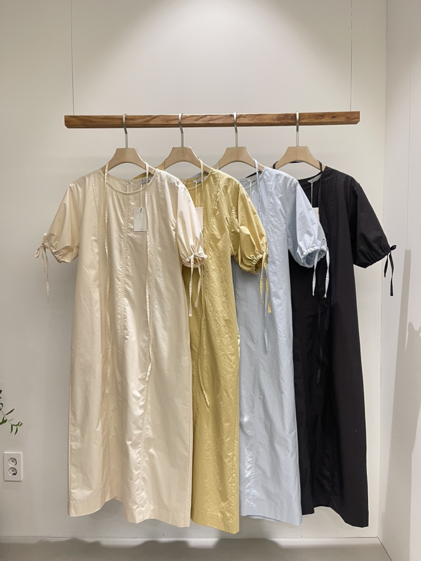 A P-STUDIO東大門㊣代購女士新款熱賣25春夏連衣裙含腰繩A P-STUDIO連衣裙