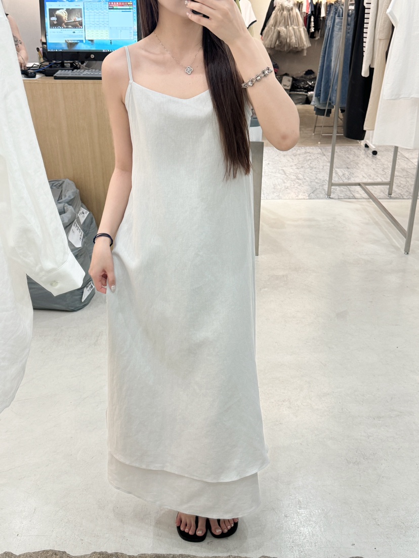 THE EYL韓國直郵㊣女裝新款真品25春夏推薦休閑熱賣連衣裙THE EYL連衣裙