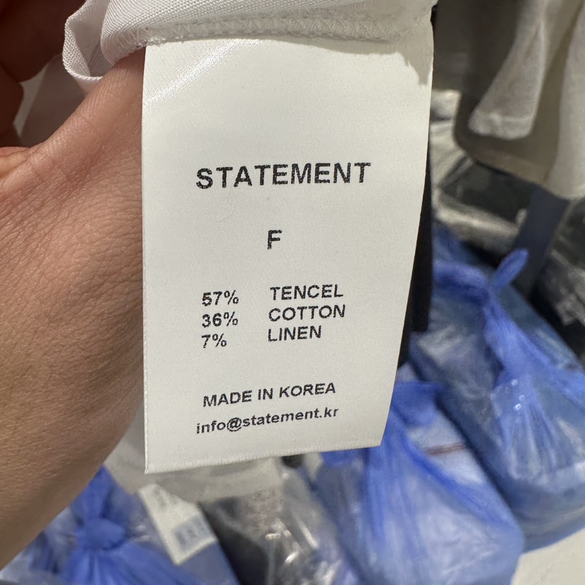 STATEMENT韓國代購㊣女士新品時尚人氣熱賣推薦休閑襯衫蕾絲衫STATEMENT襯衫/蕾絲衫