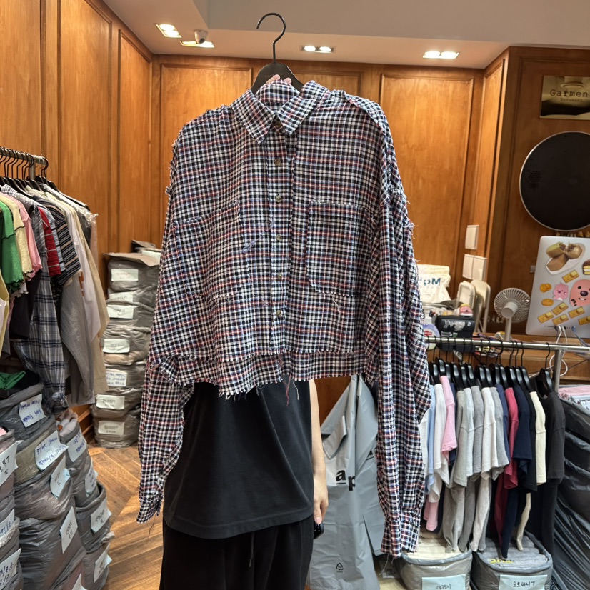GARMENT-P東大門㊣代購女裝新品熱賣真品25春夏襯衫蕾絲衫GARMENT襯衫/蕾絲衫