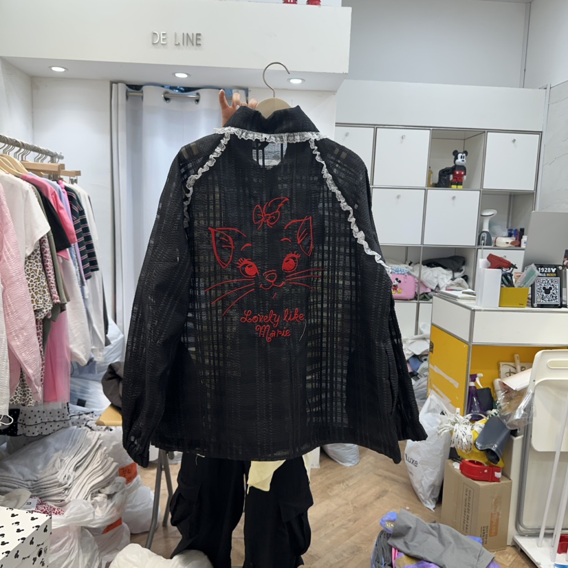 DE LINE韓國代購㊣女裝新款休閑人氣25春夏熱賣真品推薦夾克DE LINE夾克