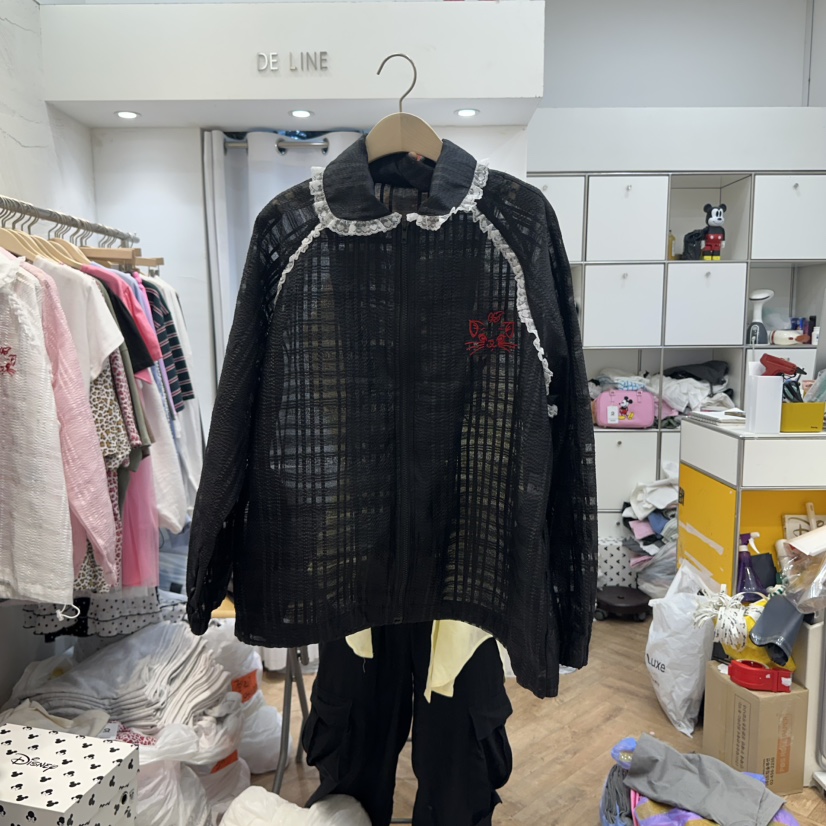 DE LINE韓國代購㊣女裝新款休閑人氣25春夏熱賣真品推薦夾克DE LINE夾克圖色2
