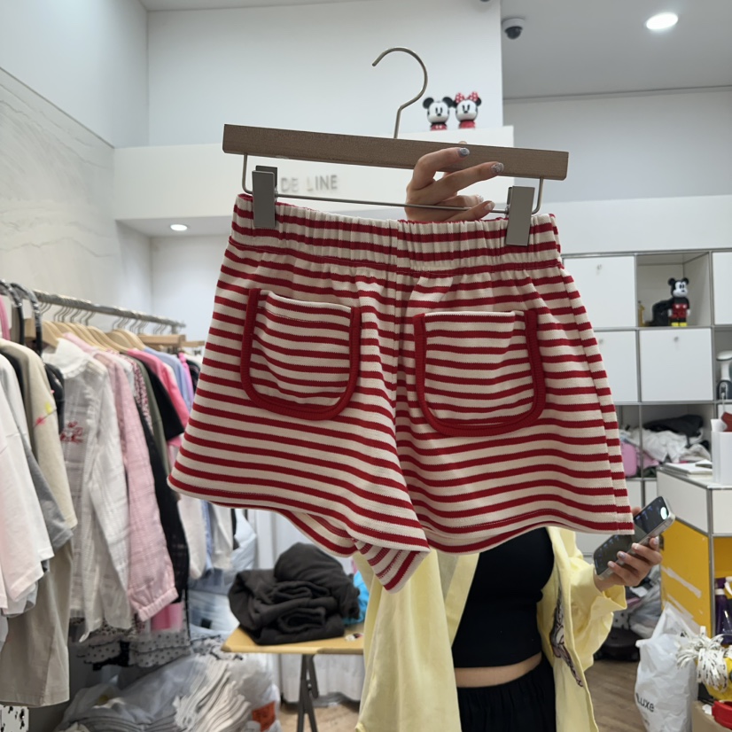 DE LINE韓國代購㊣女裝新品真品熱賣人氣職業推薦休閑短褲DE LINE短褲圖色2