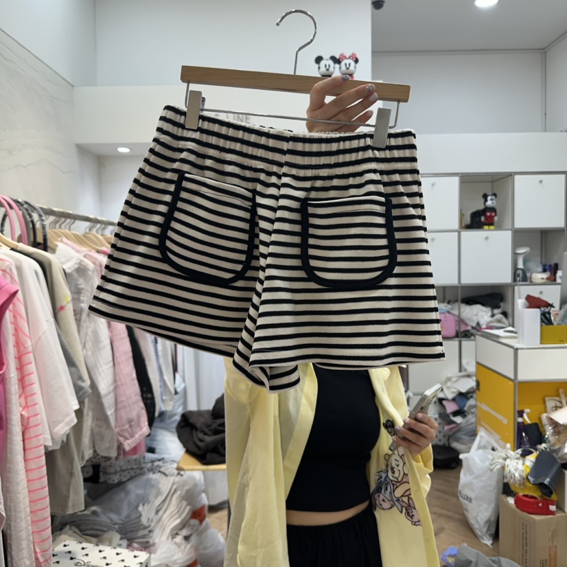 DE LINE韓國代購㊣女裝新品真品熱賣人氣職業推薦休閑短褲DE LINE短褲圖色3