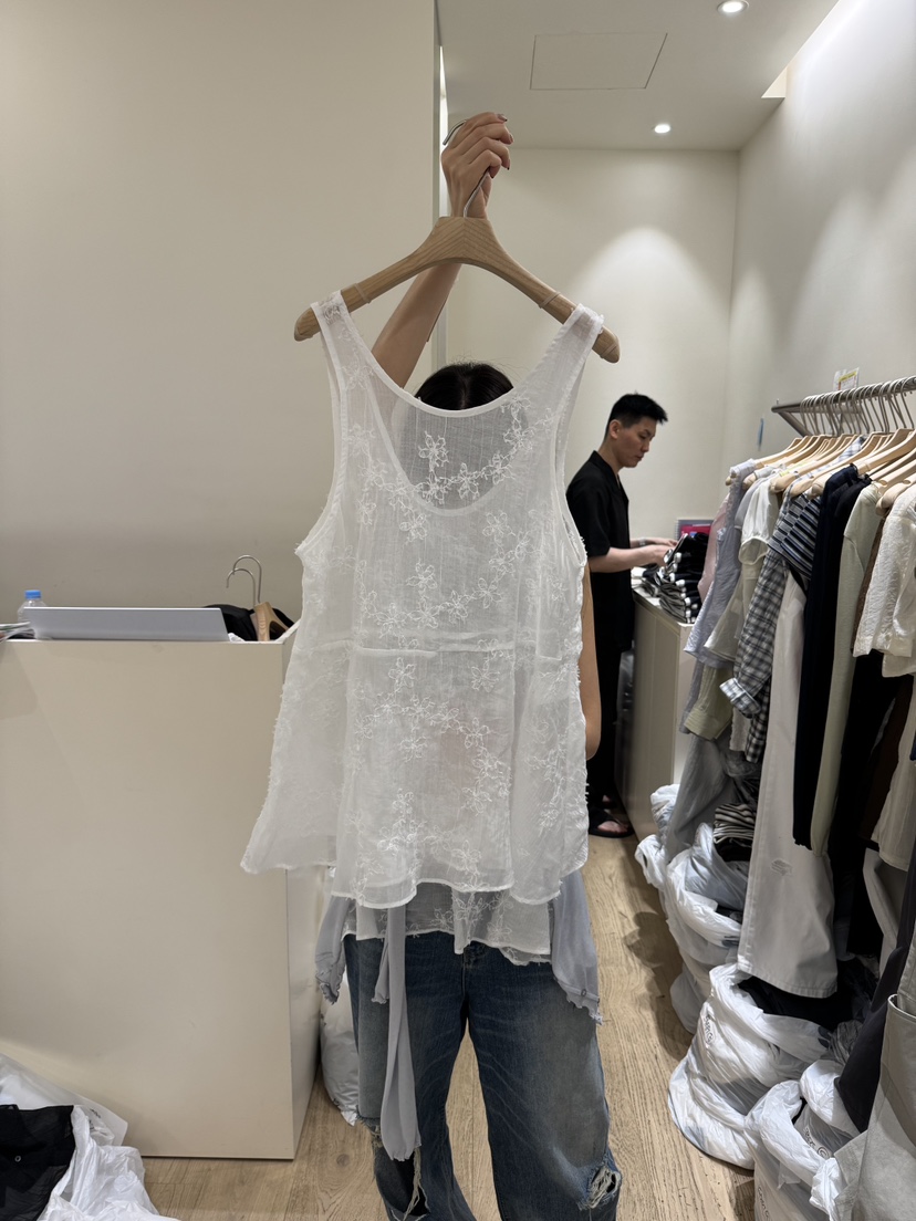 FLOWER-L東大門㊣代購女裝新品人氣職業時尚休閑25春夏吊帶背心FLOWER吊帶/背心
