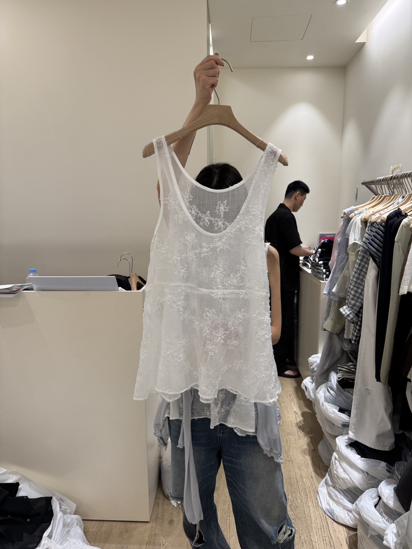 FLOWER-L東大門㊣代購女裝新品人氣職業時尚休閑25春夏吊帶背心FLOWER吊帶/背心