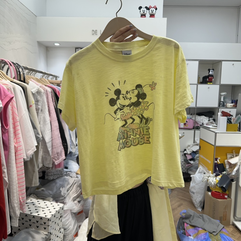 DE LINE韓國代購㊣女裝新款休閑人氣職業推薦熱賣時尚真品T恤DE LINET恤圖色2