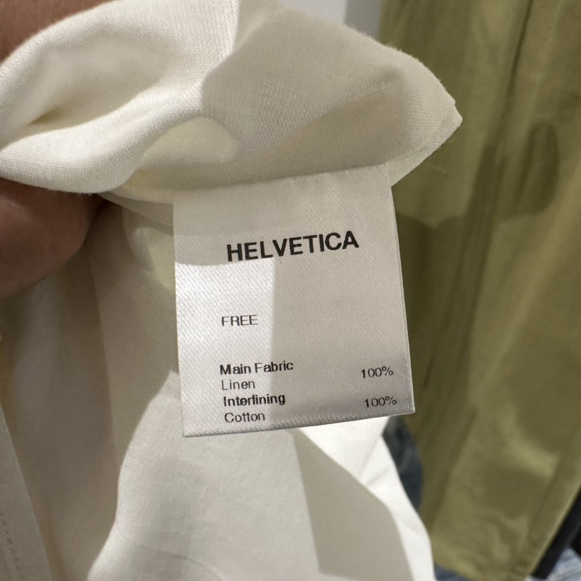 HELVETICA東大門㊣直郵女裝新品真品推薦休閑連衣裙含腰繩亞麻HELVETICA連衣裙