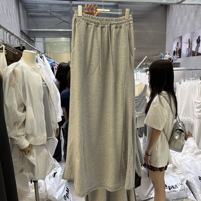 UOOV韓國代購㊣女裝新款25春夏人氣推薦時尚熱賣真品職業長裙UOOV長裙