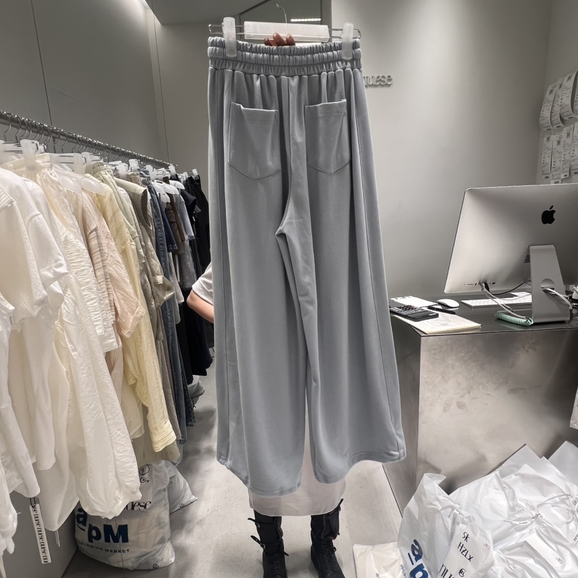 NUESE東大門㊣代購女裝新品熱賣時尚真品休閑推薦休閑褲寬松NUESE休閑褲