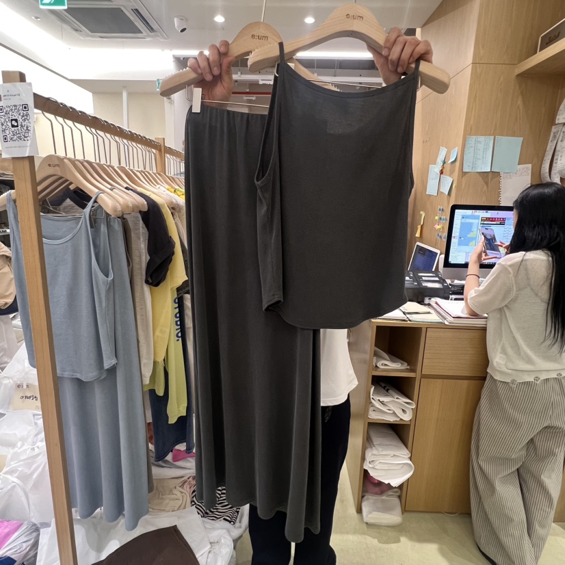 EUM東大門㊣代購女裝新品推薦職業人氣時尚25春夏熱賣真品套裝EUM套裝圖色2