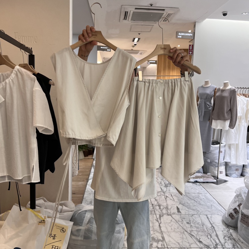 LA MAGIE FEMME東大門㊣代購女士新款休閑真品人氣熱賣短裙Lamagie Femme短裙